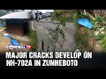 MAJOR CRACKS DEVELOP ON NH-702A IN ZUNHEBOTO