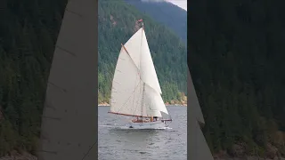 Sailing Tally Ho under FULL SAIL with just 2 people on board for the very first time.