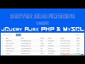 Server Side Filtering using jQuery Ajax PHP and MySQL