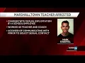 Marshalltown PD arrests teacher for sexual exploitation of a student