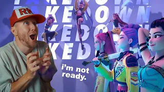 singer reacts to takedown official lyric video feat twice kpop demon hunters