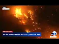 Download Lagu 5 fires break out across Inland Empire Sunday, including massive Wolf Fire in Banning