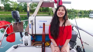 Preparing Our Little Boat to Go OFF GRID（1/3 ）| Wildlings Sailling