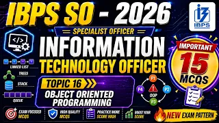 Object Oriented Programming MCQS IBPS SO IT Officer 2026 IBPS IT Officer MCQS PDF Notes 2026