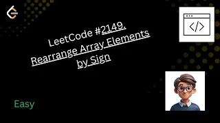 LeetCode 2149 Rearrange Array Elements by Sign Java Solution Explained