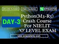 Python Conditional Statements IF Else ELIF 20-Day Crash Course For NIELIT O Level Exam Day 3