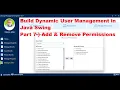 Part 30 Java Swing Library System Part7 User Management Module Add Remove Permissions