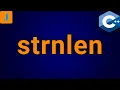 C strnlen