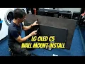 LG OLED C5 Wall Mount Install How to Mount on a Fixed Flat Bracket