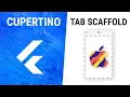 Flutter CupertinoTabScaffold Widget