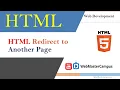 HTML How to Redirect to Another Webpage