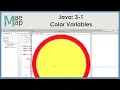 Java 3-1 Color Variables Target
