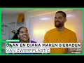 Download Lagu Van plastic dop tot ring om je vinger: Daan en Diana smelten zwerfplastic de straat uit | ONDERNEMEN