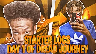 hightop dreads starter locs day one 