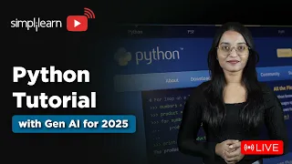 Python Tutorial with Gen AI for 2026 Python Tutorial For Beginners Python Training Simplilearn