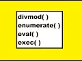 Python Standard Library Functions Part 11
