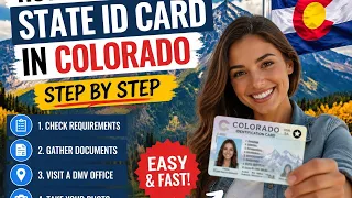 How to get a state ID card in Colorado step by step