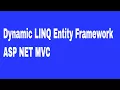 Dynamic LINQ Entity Framework ASP NET C