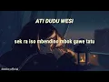 Lirik lagu Ati Dudu Wesi | Derradru Cover Cindy Cintya Dewi