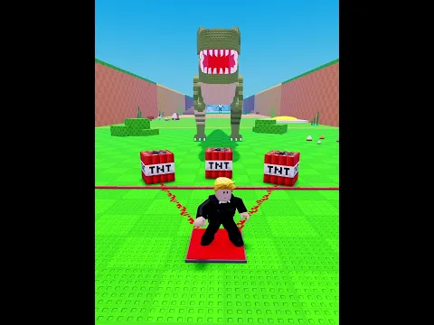 Can i STOP All Bosses with TNT? 😲 #roblox #usa