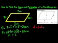 How to Find the Area and Perimeter of a Parallelogram