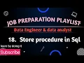 18 Stored procedures in sql server