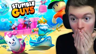 NEW *ATLANTIS* UPDATE IN STUMBLE GUYS! (MAPS, EMOTES, SKINS)