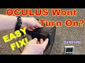 Oculus Quest Headset Wont Turn On EASY QUICK FIX