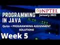 NPTEL Programming in Java Week 5 Quize Programming Assignment solution