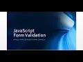 Form Validation Using JS HTML CSS Bangla