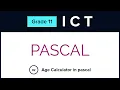 ol ict pascal - variables and data types in sinhala