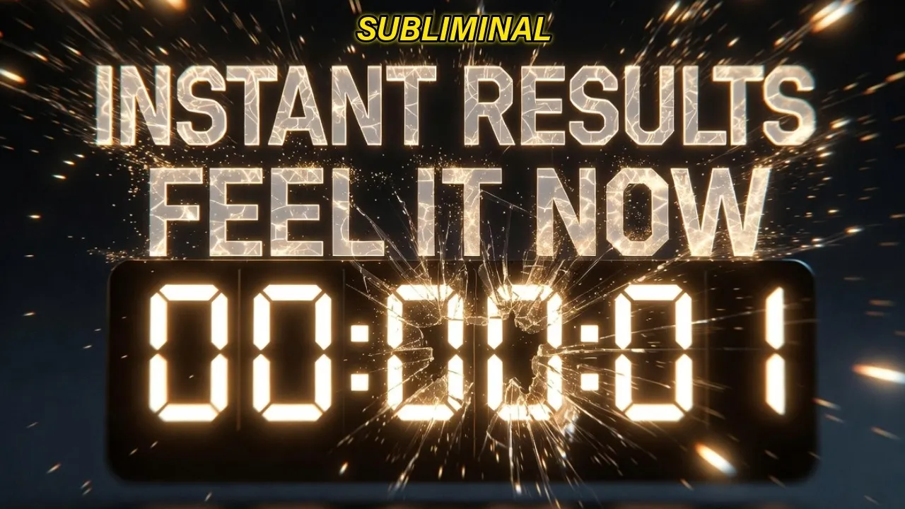 INSTANT RESULTS SUBLIMINAL | Overpowered Booster for Immediate Manifestation