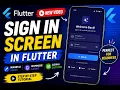 Sign In Using Flutter Flutter Login UI Authentication Flutter Tutorial in Urdu Code Factor
