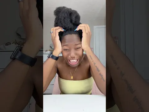 Vickey Cathey finally does her natural nappy hair 😱 #shorts