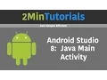 Android Studio Tutorials In 2 Minutes - 8