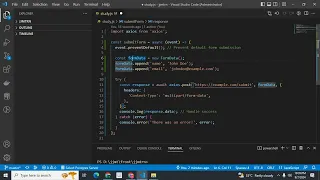 How to send form data in axios post method in react js