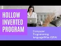 hollow inverted pyramid triangle star pattern program for hollow pyramid triangle star pattern