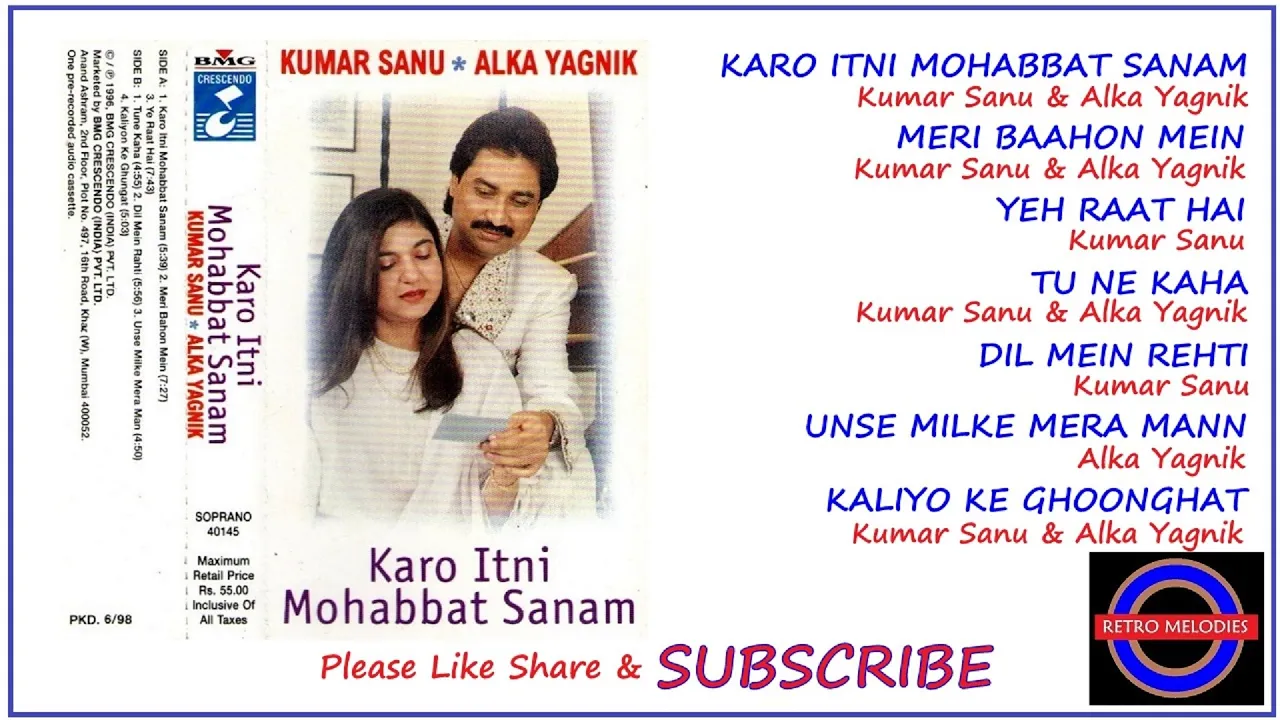 KARO ITNI MOHABBAT SANAM - KUMAR SANU & ALKA YAGNIK