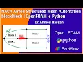 Generate High-Quality Structured Airfoil Mesh Using OpenFOAM - Part 1