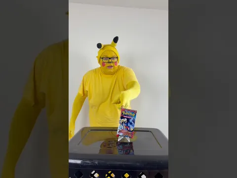 Pikachu opening a destined rivals pack!