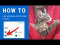 Using Word in Office 365 - LACCD