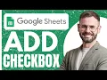 How to Add Checkbox In Google Sheets - Format Entire Row