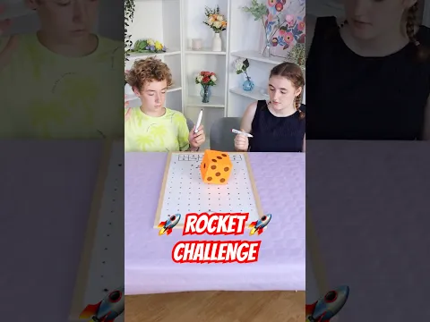 Get the rocket to the planet 🚀🪐  | Ballinger Family #dicegame #boardgame #familygamenight