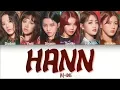 (G)I-DLE - HANN (Japanese Ver.) (Color Coded Lyrics Eng/Rom/日本語字幕/가사)