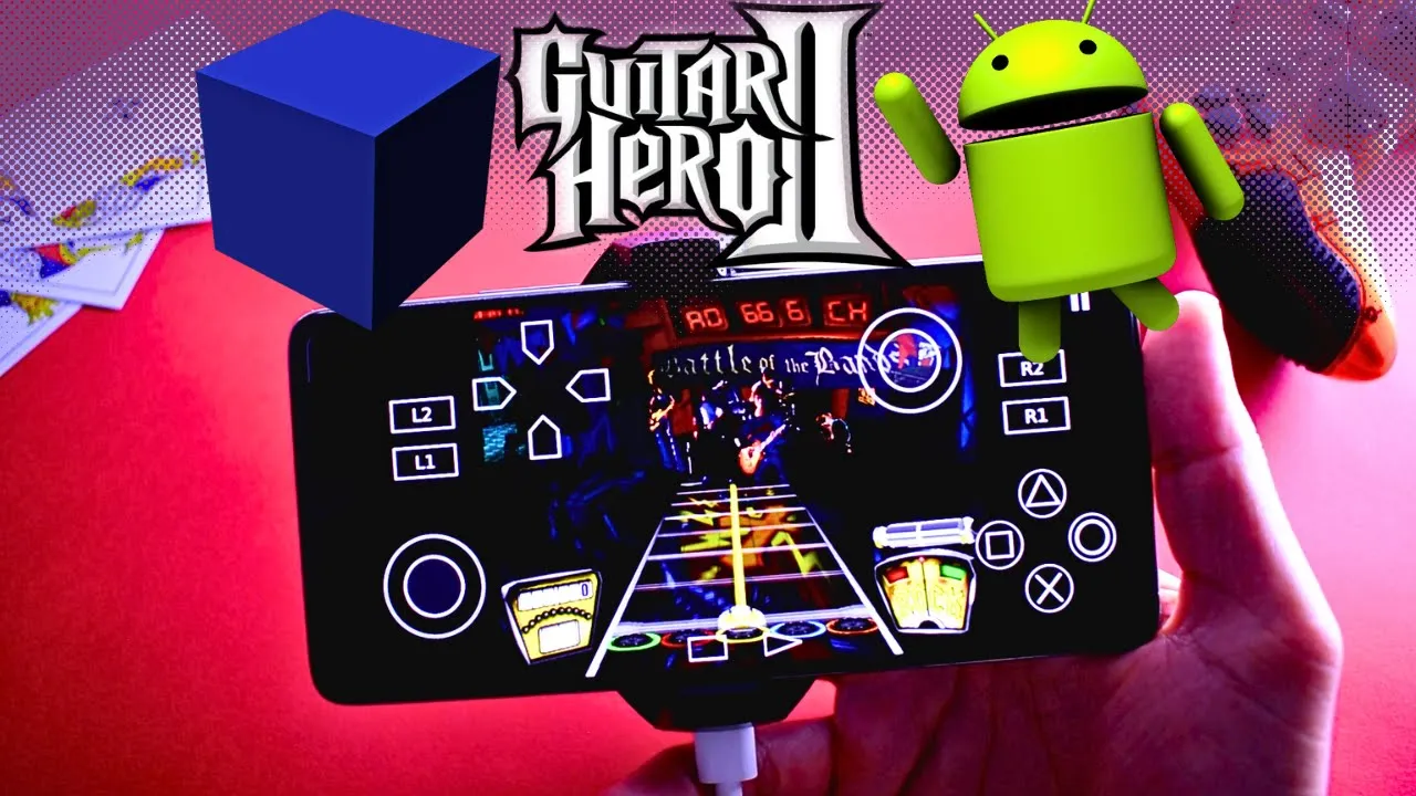 Guitar Hero 2 Android Gameplay | PS2 Emulator Android | Aethersx2 Android Mali-G77 GPU