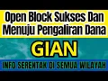 Lagu Open Block Sukses Menuju Pengaliran Dana