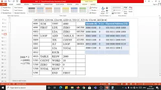 SIC Object Code Generation Example 3