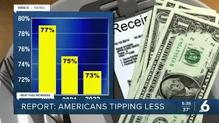 Suggested tip percentages increasing