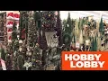 HOBBY LOBBY CHRISTMAS DECORATIONS TREES ORNAMENTS DECOR SHOP WITH ME SHOPPING STORE WALK THROUGH 4K