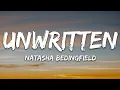 Download Lagu Natasha Bedingfield - Unwritten (Lyrics)